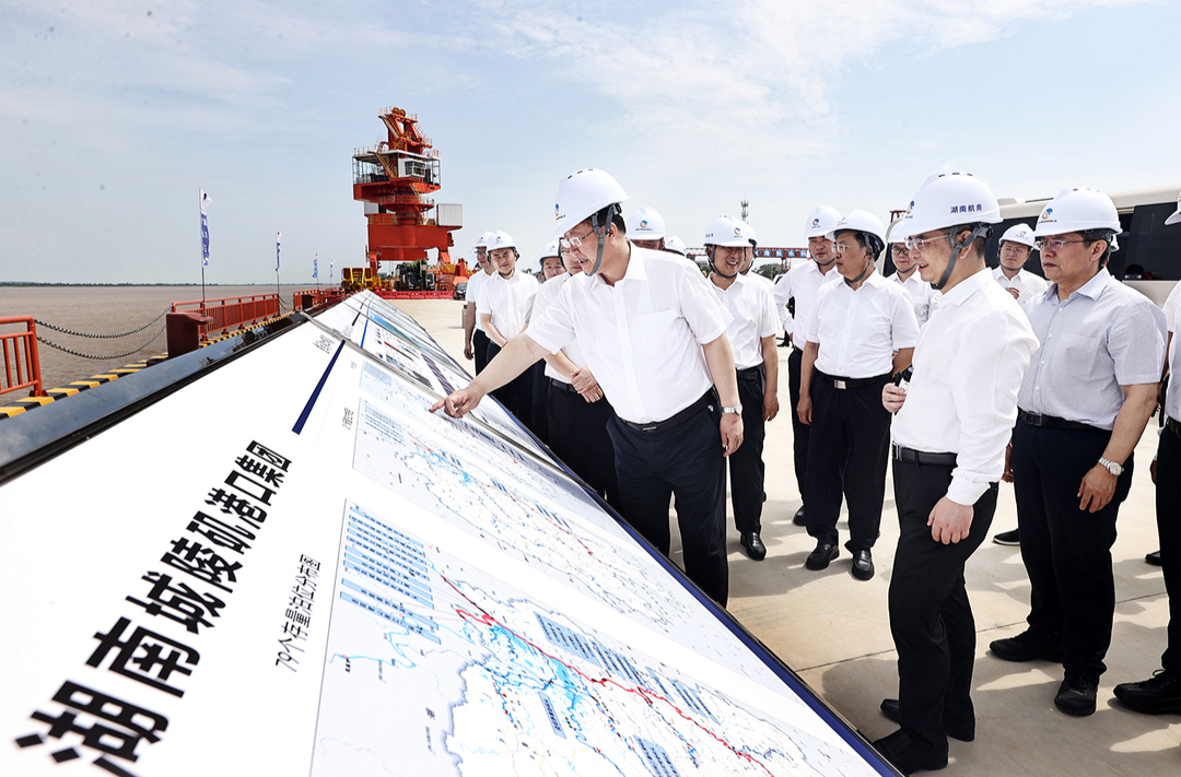 毛伟明调研虞公港建设情况