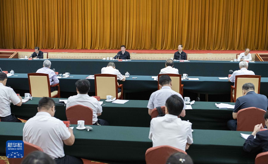 王沪宁出席畅通国内大循环调研协商座谈会