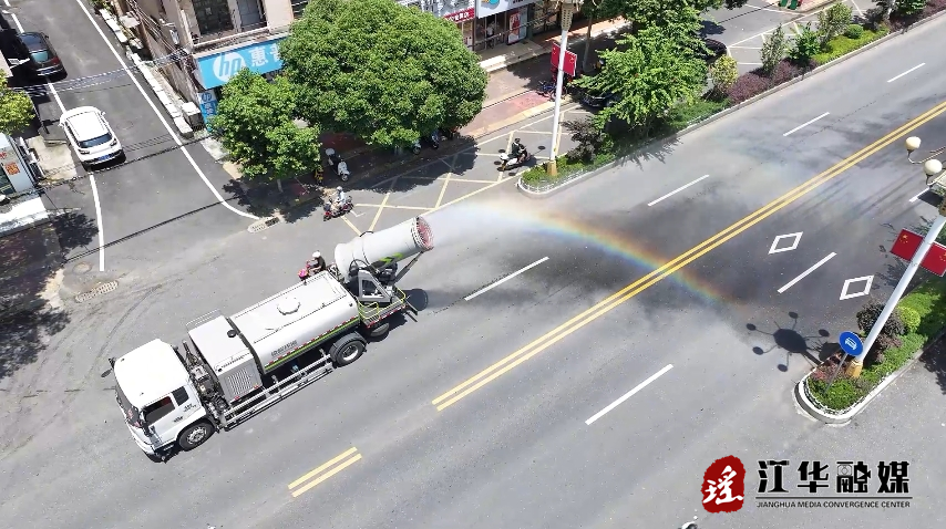 江华：深化扬尘治理构筑城市“防尘屏障”
