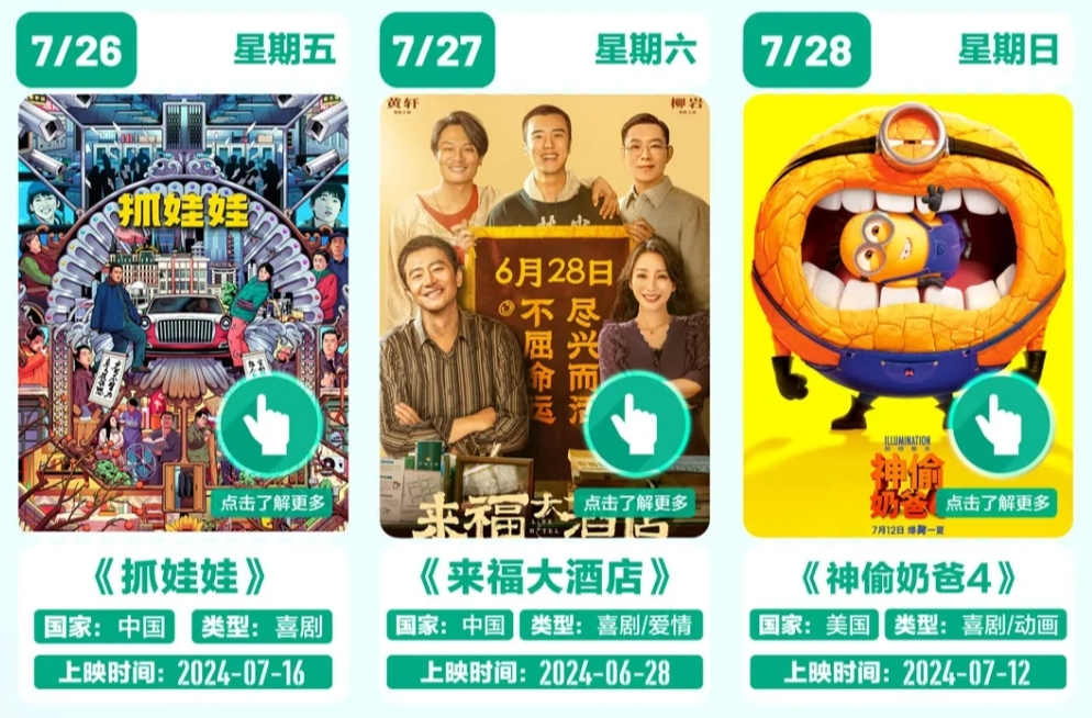 2024暑期档电影总票房突破60亿元