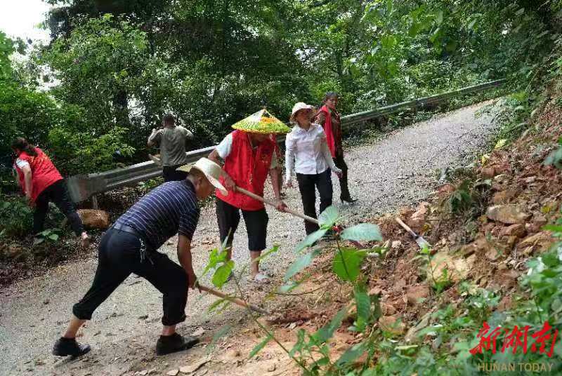 抗灾自救进行时 | 沅陵砚石溪村：汗水洒满抗灾自救路