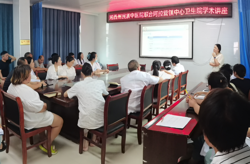 湘西州民族中医院学术讲座走进第一书记驻点乡镇卫生院