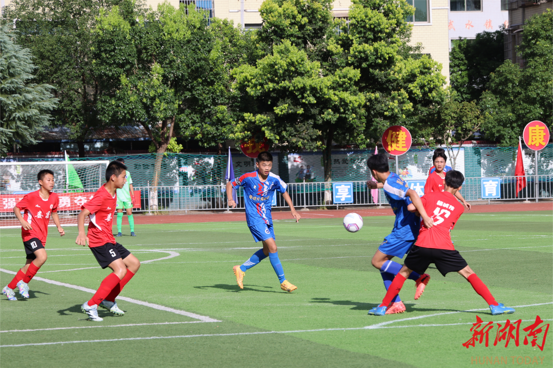 2024 年湖南省青少年校园足球初中生联赛顺利闭幕