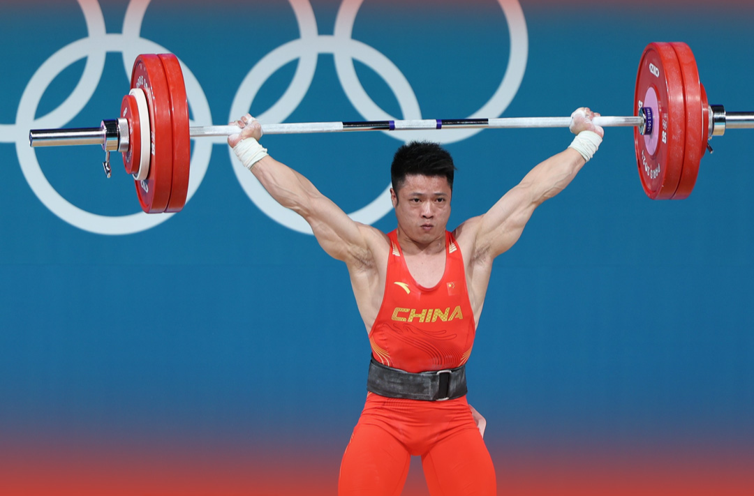 第23金！李发彬夺得男子举重61公斤级金牌