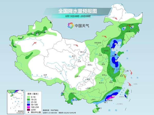 我国中东部大部雨水在线 长江沿线高温持续