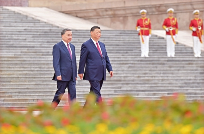 第一观察·现场丨中越两党两国最高领导人会晤传递重要信号