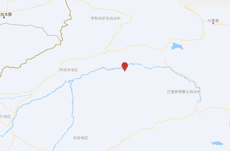 新疆阿克苏地区库车市发生5.0级地震