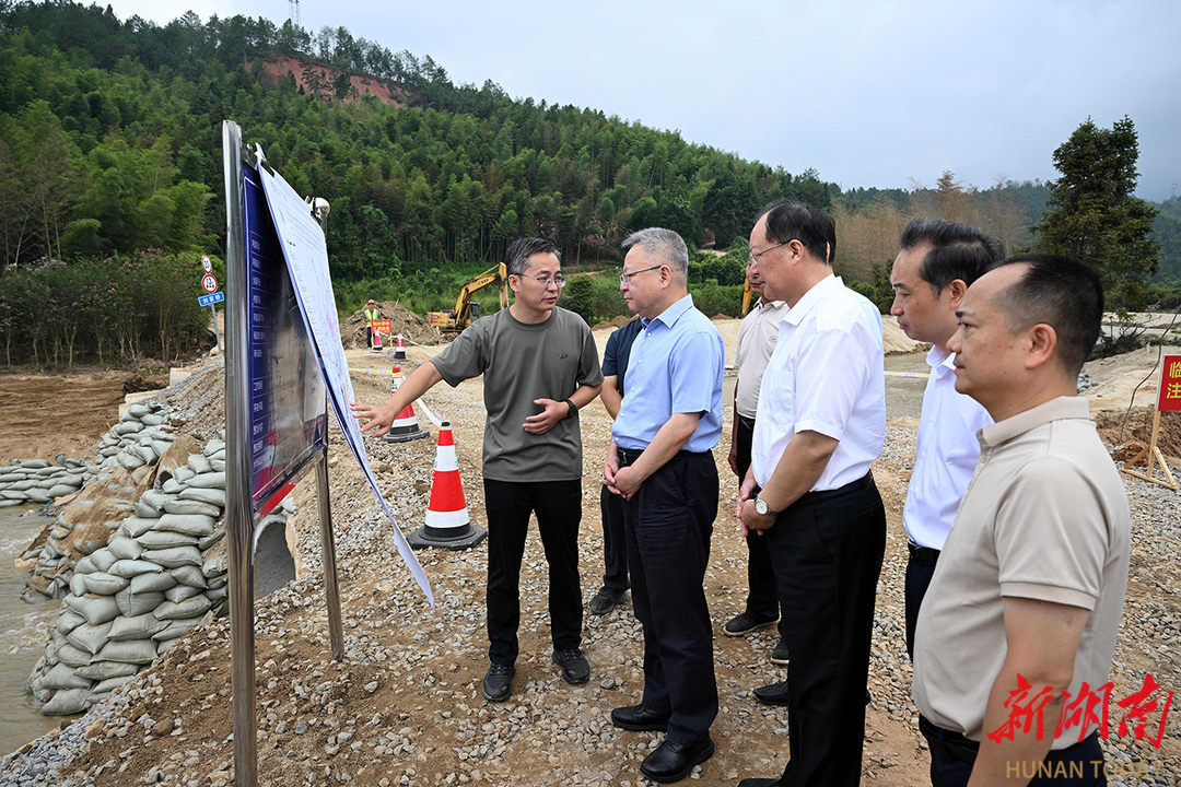 沈晓明毛伟明调研督导资兴市灾后重建工作