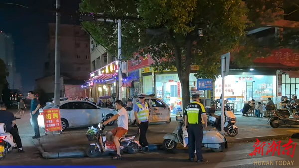 安鄉(xiāng)交警：夜查酒駕不松懈 安全守護(hù)不打烊