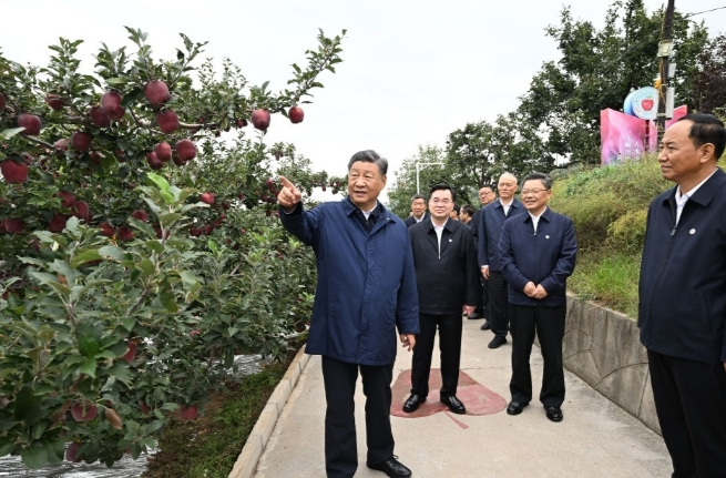 习近平在陕西宝鸡市和甘肃天水市考察调研