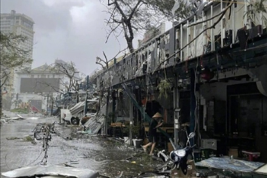 台风“摩羯”已在越南造成247人死亡