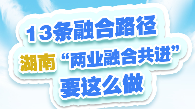 政策简读丨13条融合路径 湖南“两业融合共进”要这么做