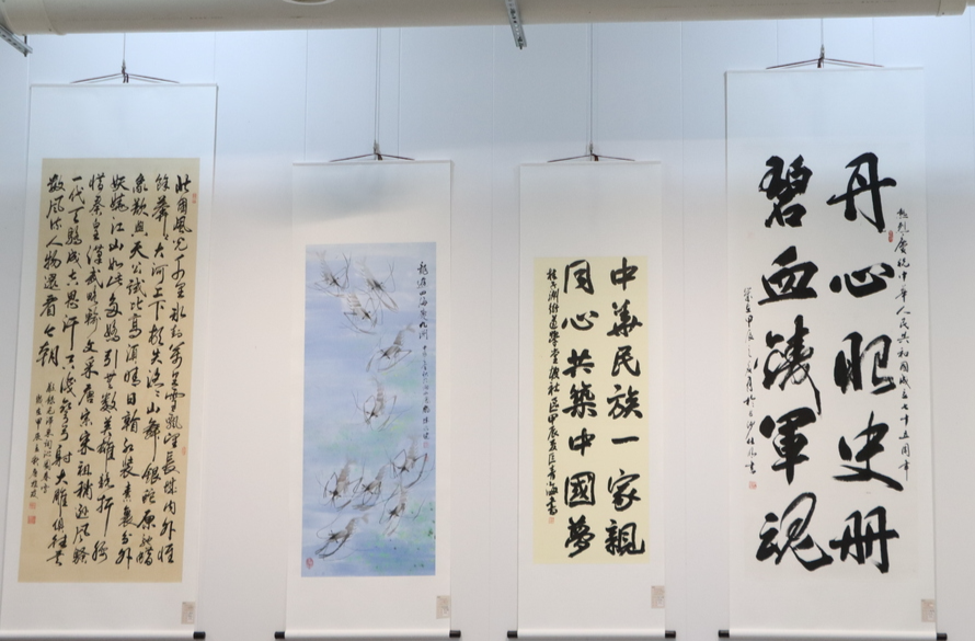 湘江新區(qū)書畫飄香慶華誕，91幅藝術(shù)佳作持續(xù)展出1個(gè)月