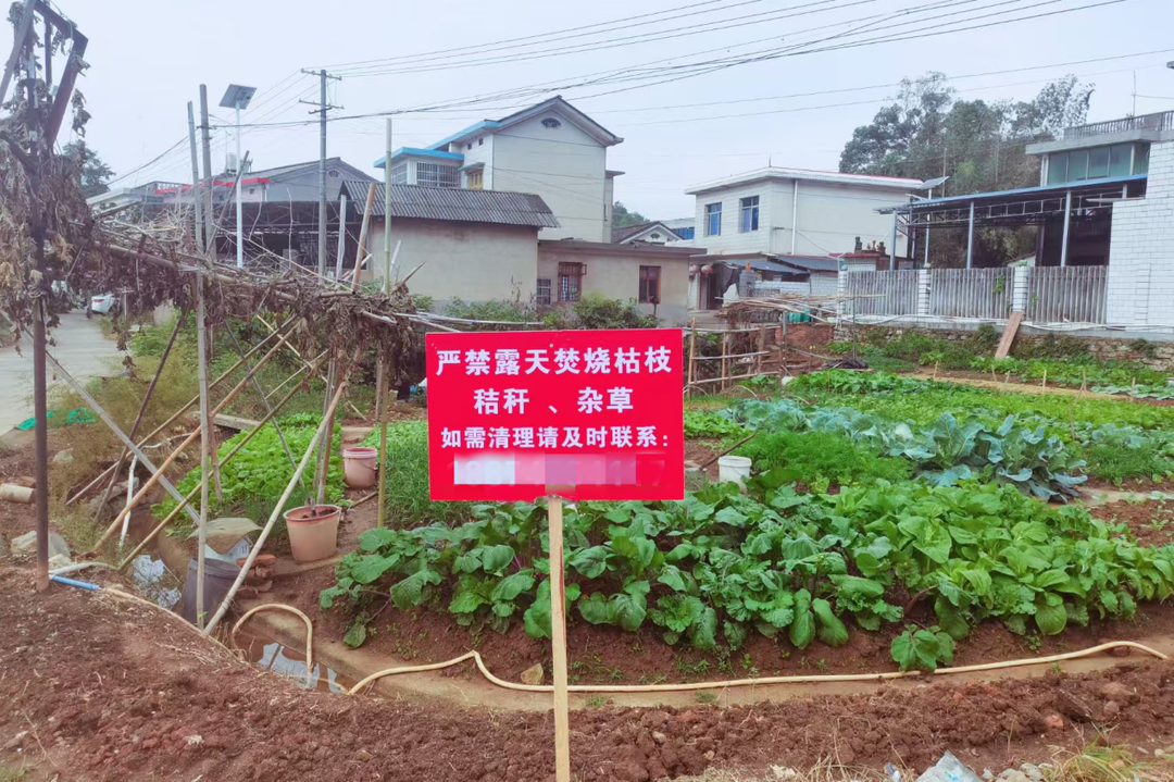 秸稈禁燒，守護藍天除火患