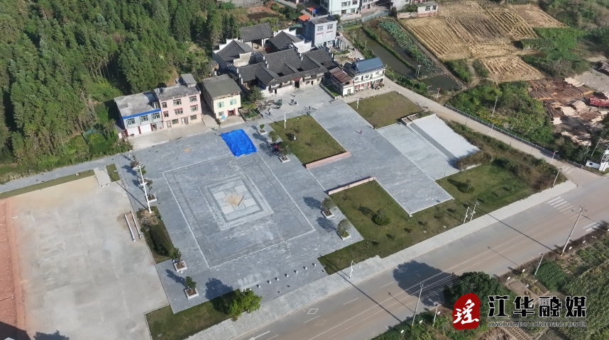 江华码市镇：启汉广场即将建设完成