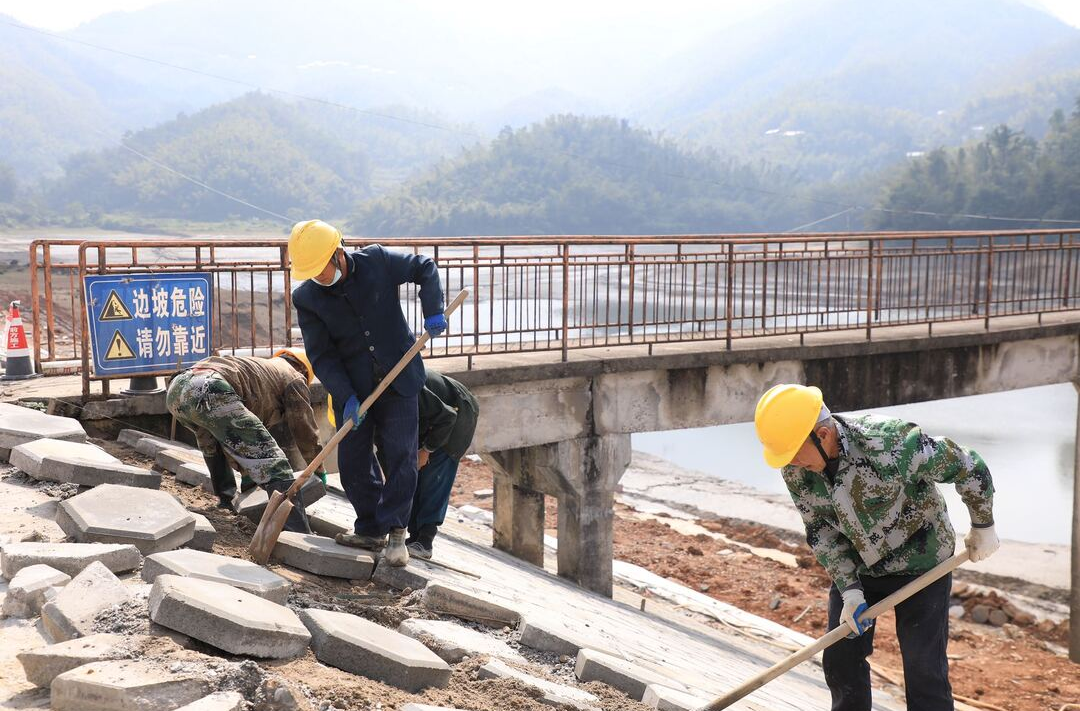 衡山县国债水利项目全面提速建设