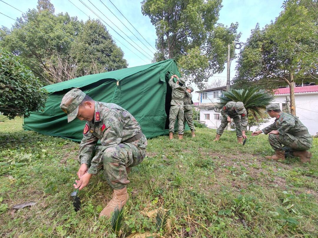 湖南邵阳:民兵干部集训以练为战谋打赢