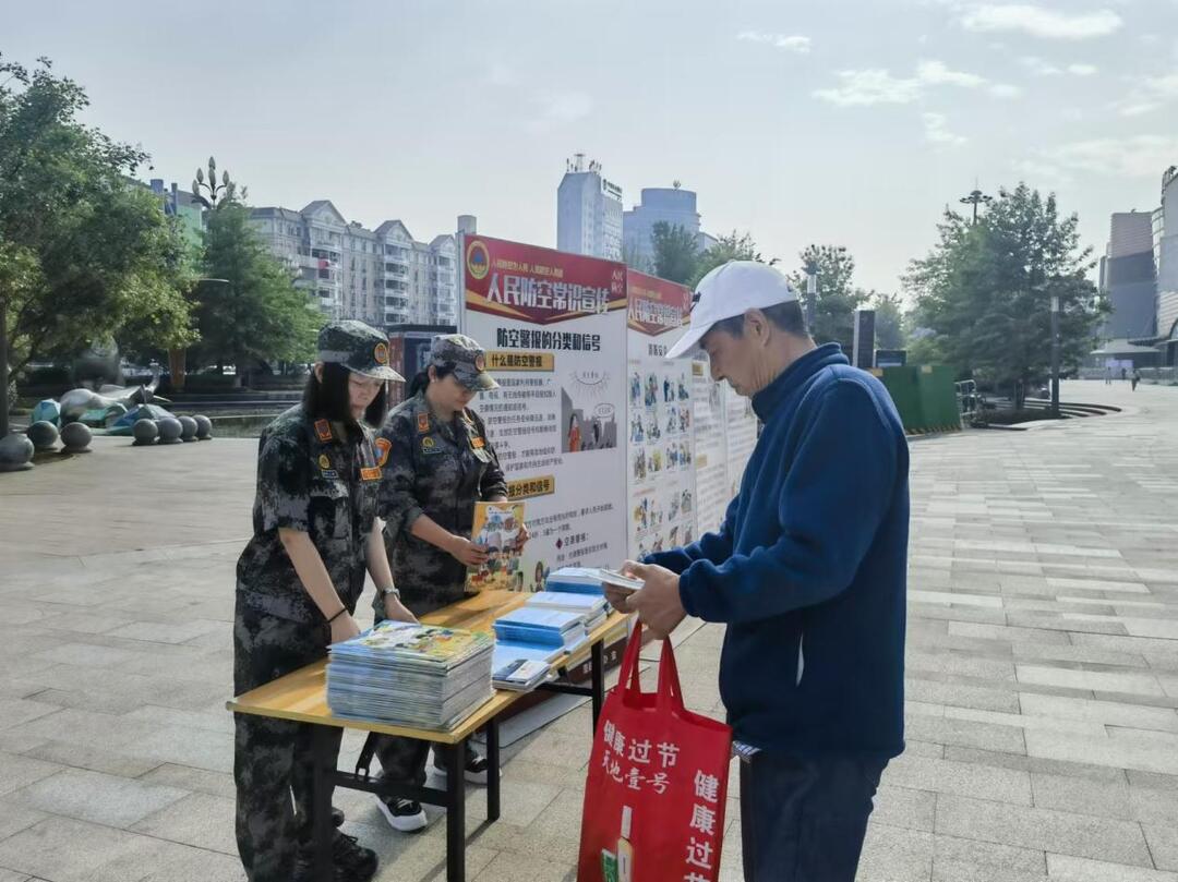 澧县国动办宣传现场
