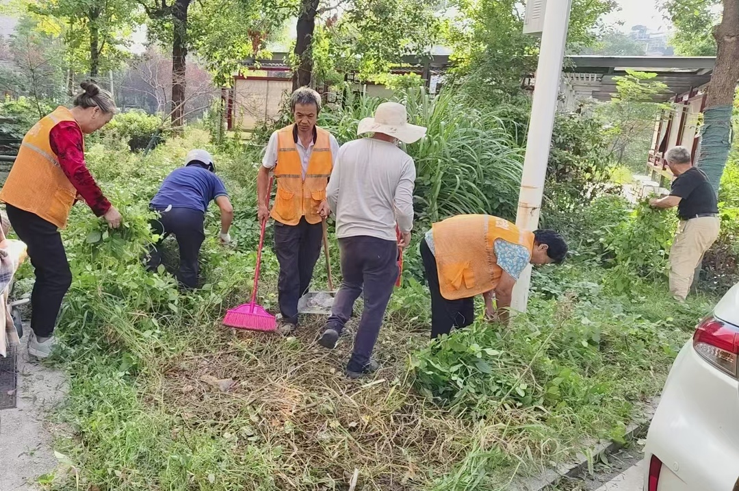 环境卫生大扫除 清除“白色污染”