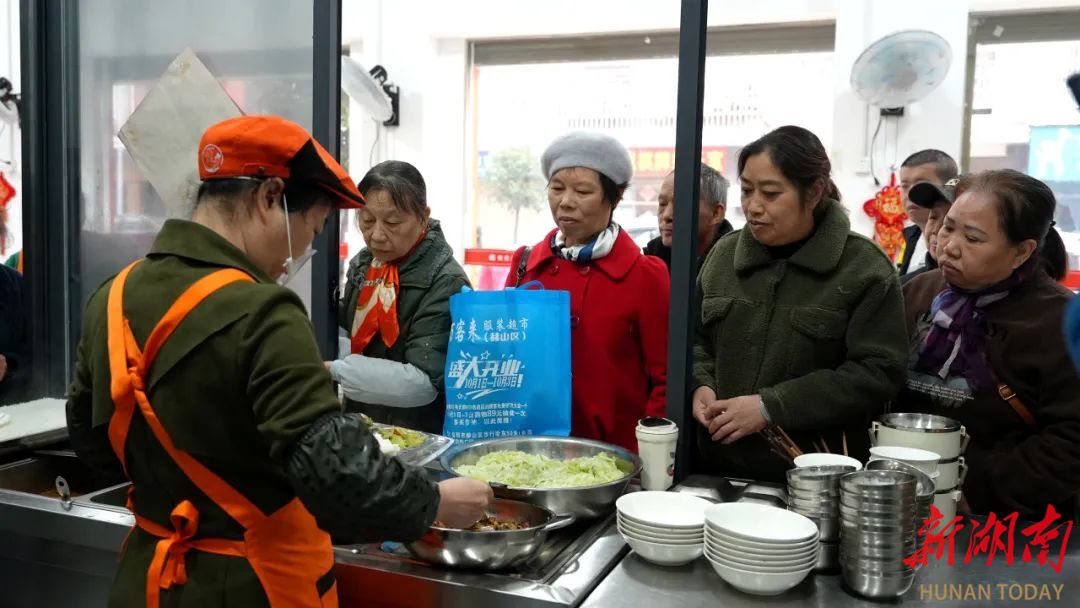 赫山区建设23个“益老食堂”，今年累计提供就餐服务1.5万人次