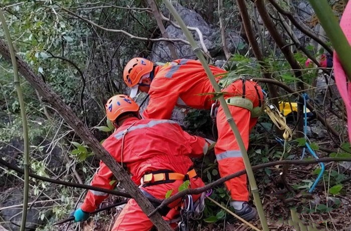 蓝山：公路部门山崖排险，守护群众出行安全