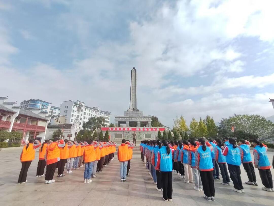 “紅色”育新人，桂東縣持續(xù)開展紅色之旅研學活動