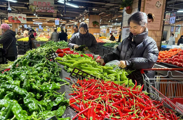 图片新闻│通道：“菜篮子”货足价廉