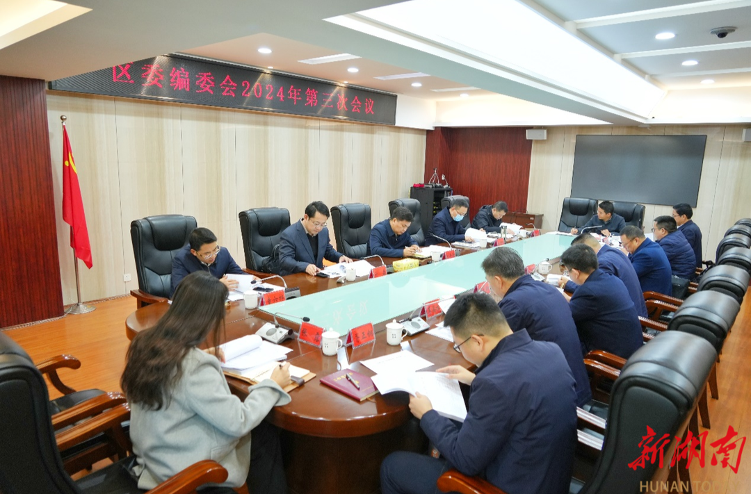 岳阳楼区委编委会2024年第三次会议召开