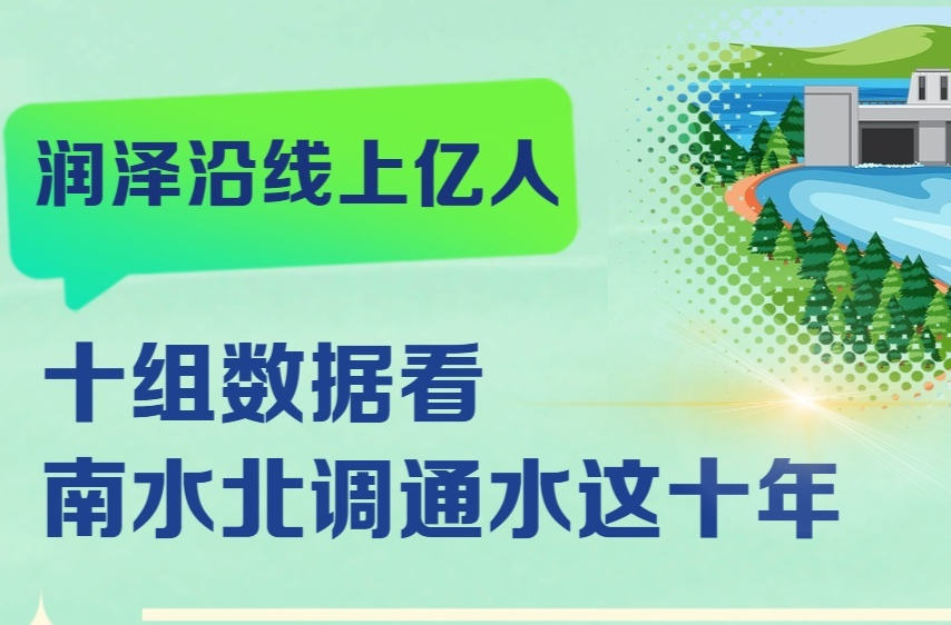 润泽沿线上亿人 十组数据看南水北调通水这十年