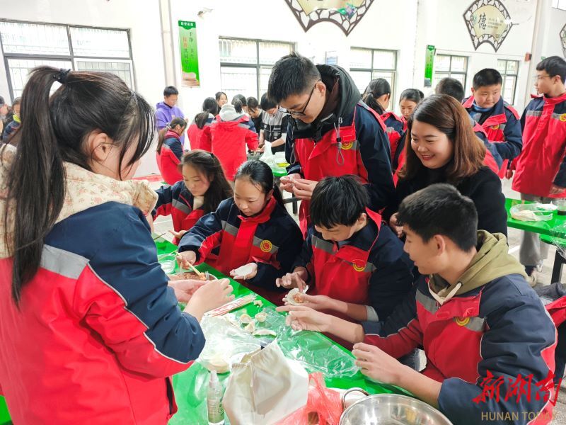 南县城西中学教育集团：奏“饺”响冬至乐，传承文化润心田