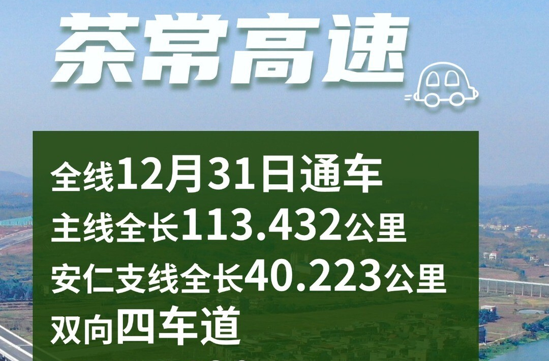 【海報】回家的路又近了，湖南8條新通車高速公路可通行