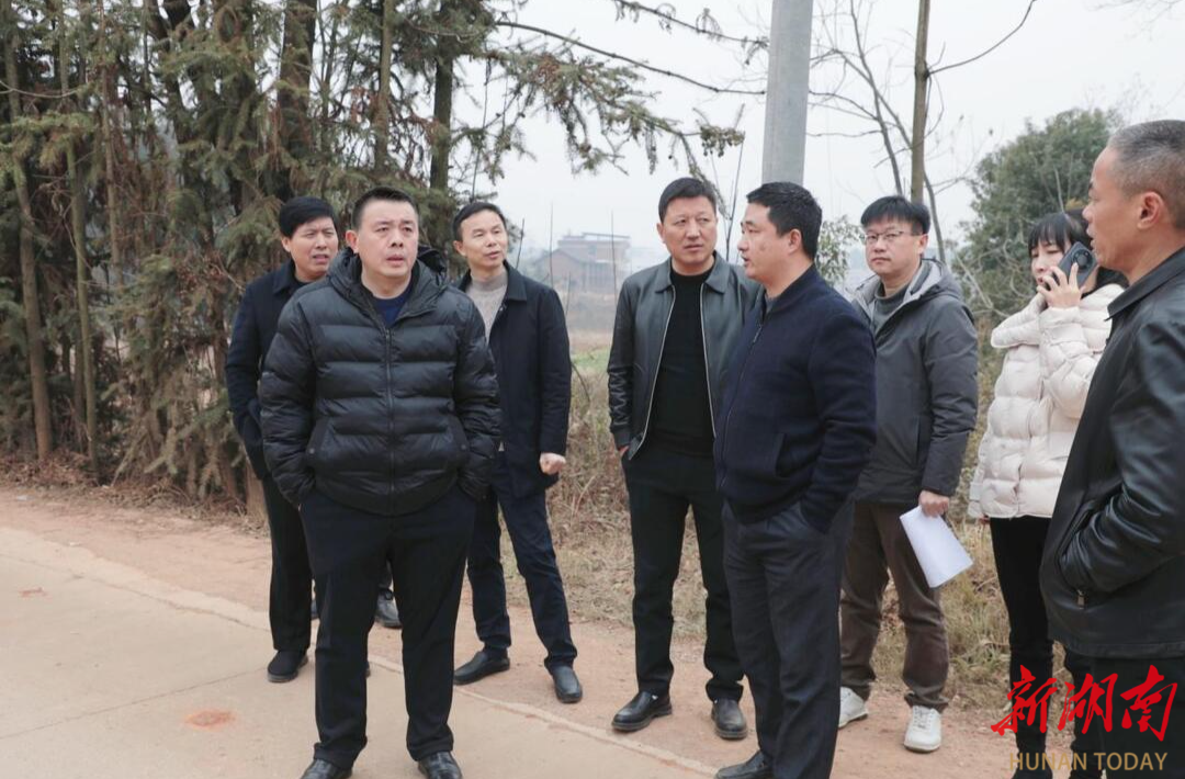 邵东经开区领导带队调度重点项目与安全生产工作