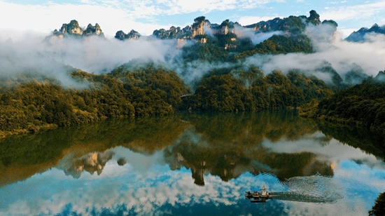 迎着暖阳，到索溪峪旅游度假区寻冬日时光！