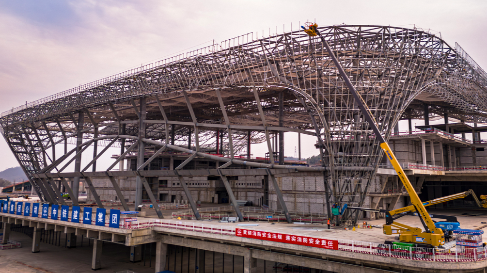 长沙高铁西站建设加速推进