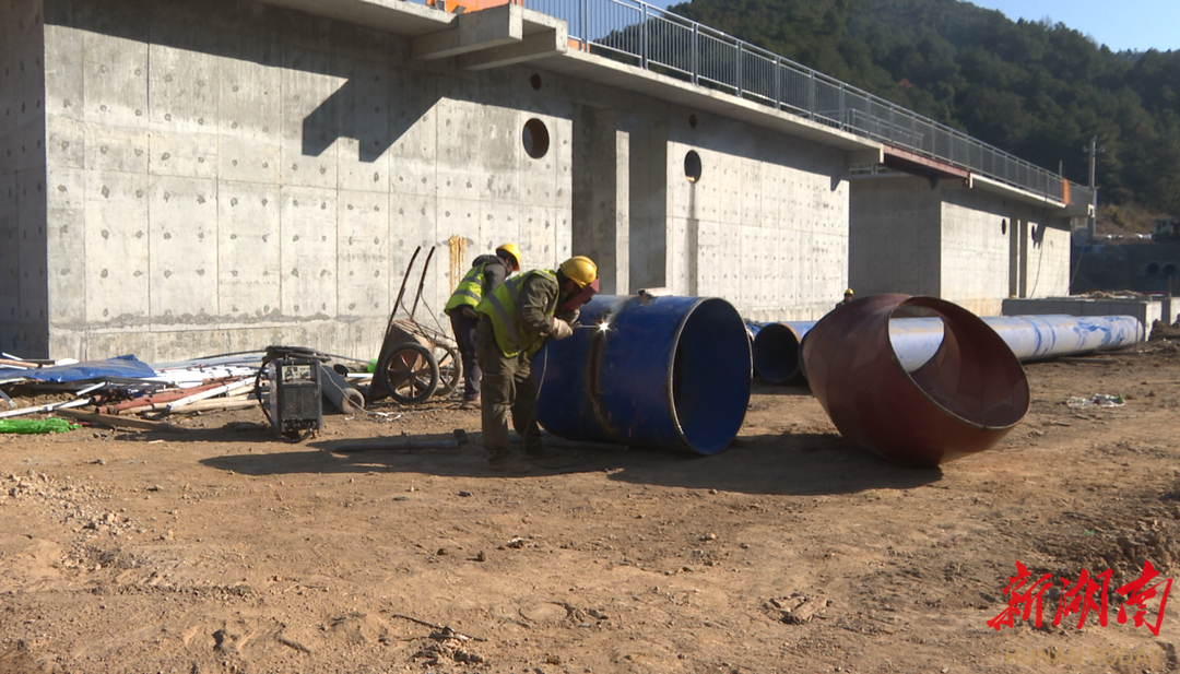 三蓝水厂建设正酣，蓝山城乡供水一体化加速