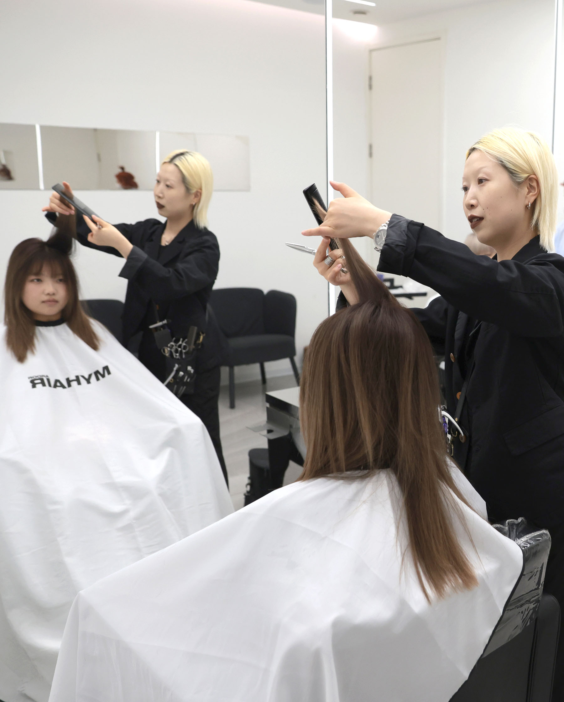 Women raise the hairdressing bar