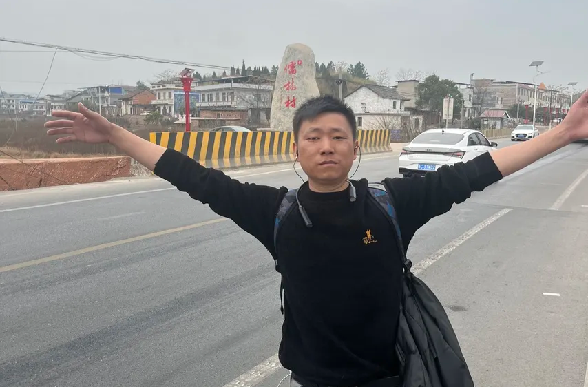 从深圳徒步回衡阳过年的小伙到家了！15天650公里，花费4000多元！