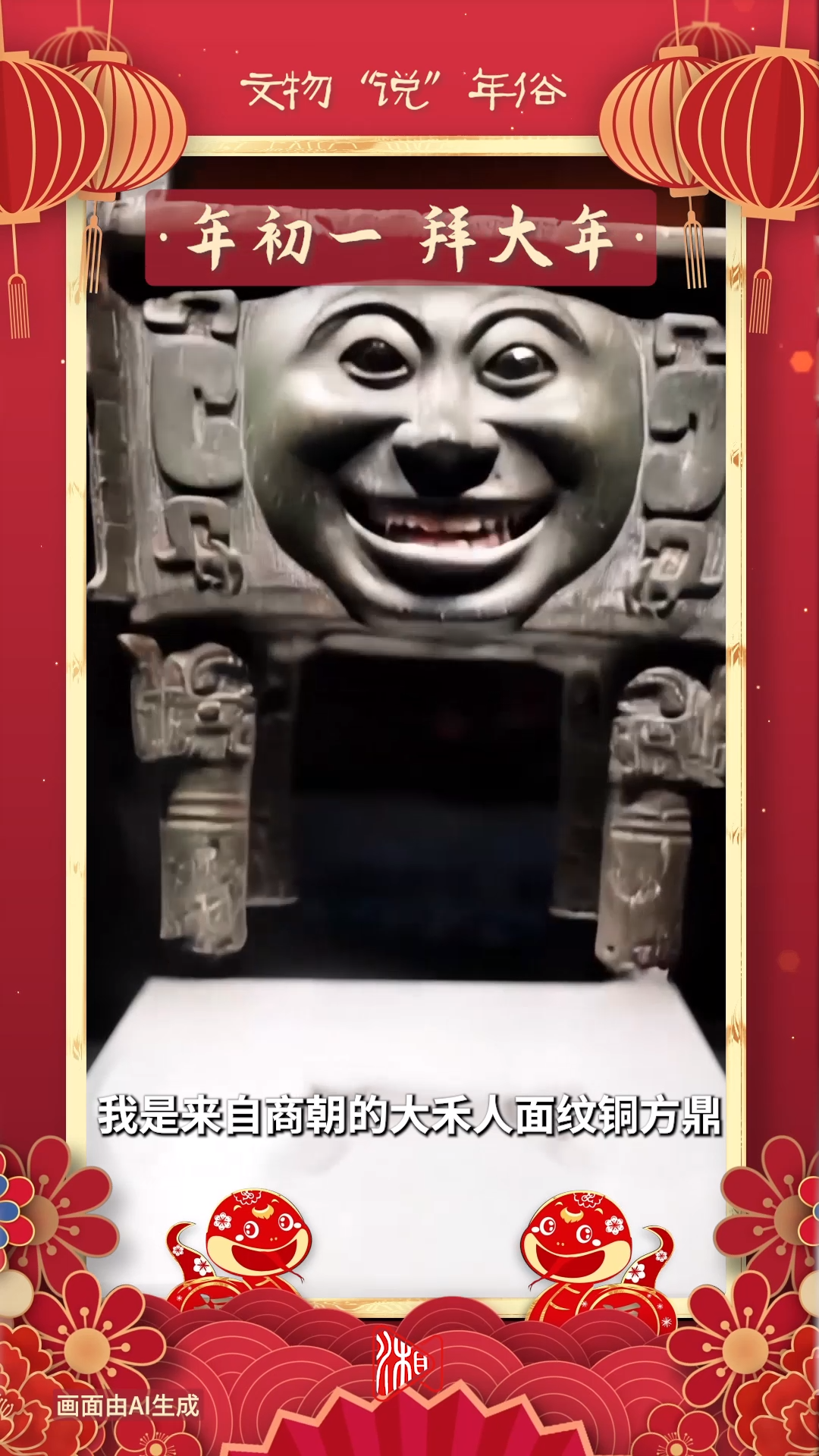 年初一，拜大年|文物“说”年俗②