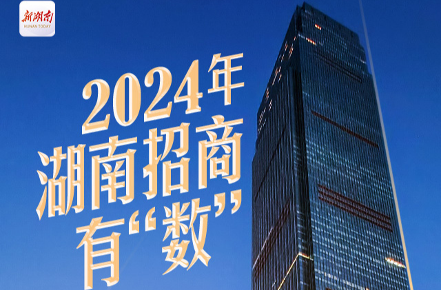 海报丨2024年，湖南招商有“数”