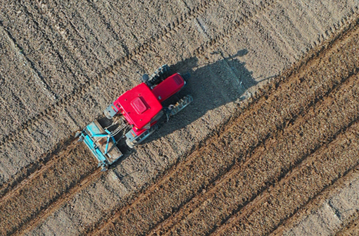 Farmers Busy with Spring Ploughing