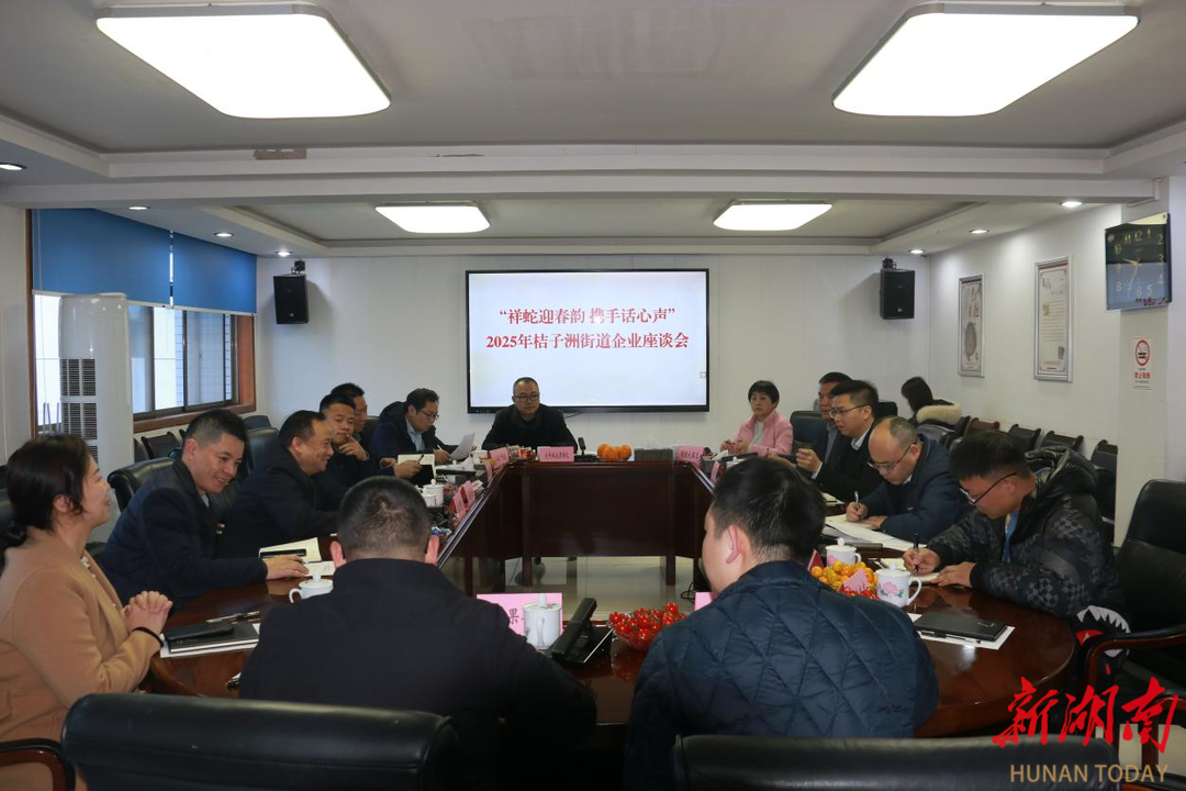 长沙桔子洲街道：祥蛇迎春韵，携手话心声