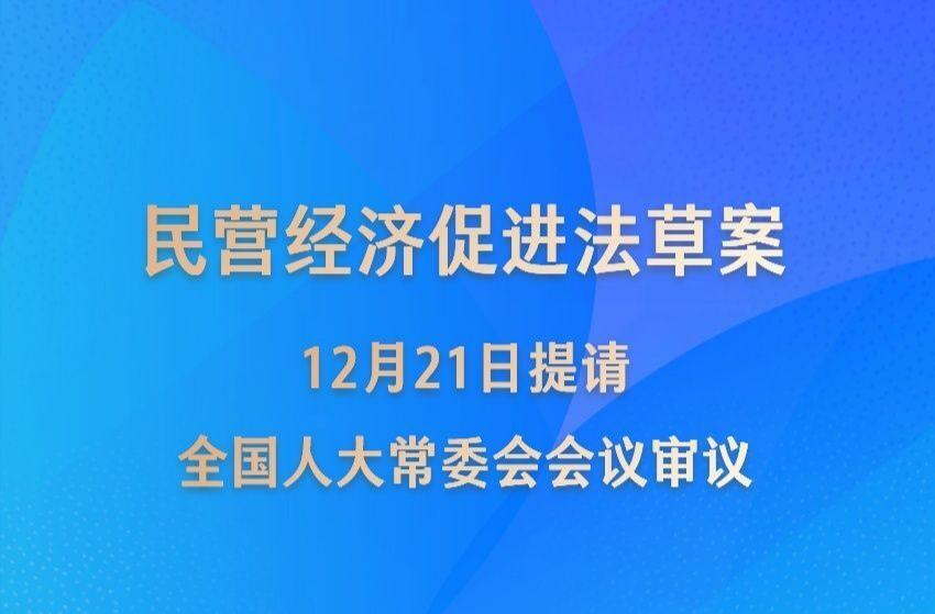 营商环境|民营经济促进法立法再进一步！优化法治化营商环境