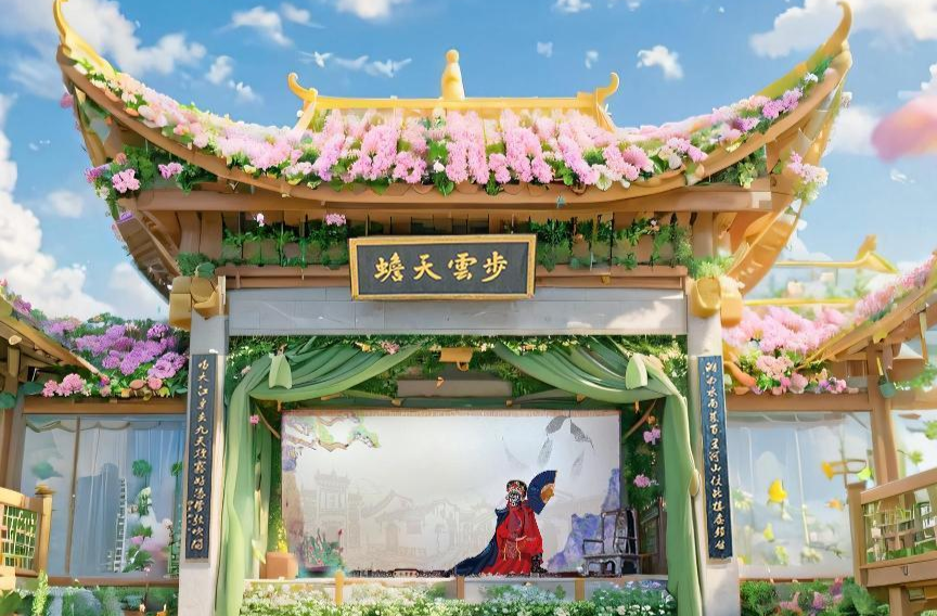 组图 | AI与靖港古镇“邂逅” 浪漫氛围感拉满