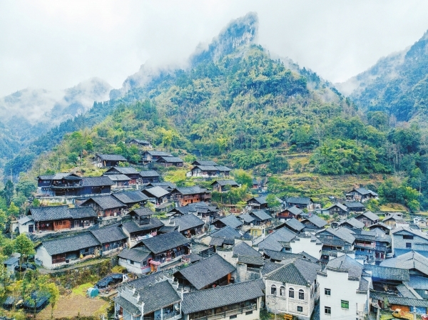 煙雨水墨繪苗寨@湖南日?qǐng)?bào)圖片新聞