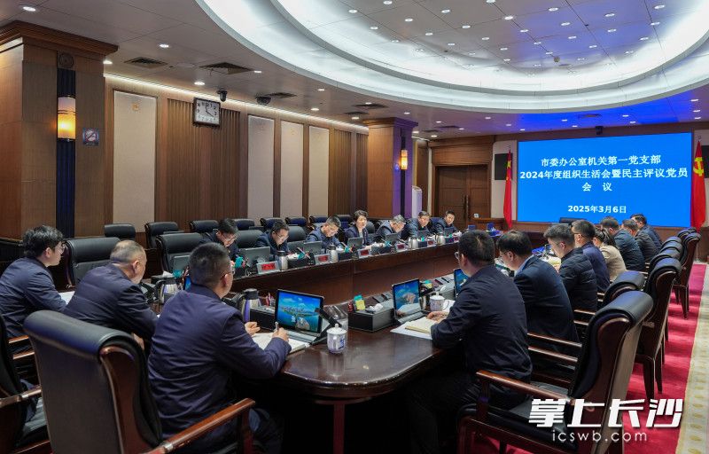 吴桂英参加长沙市委办公室机关第一党支部组织生活会