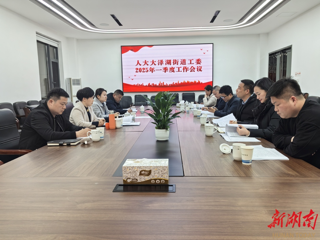 群策群力为民谋福 人大大泽湖街道工委开展工作部署暨学习培训会