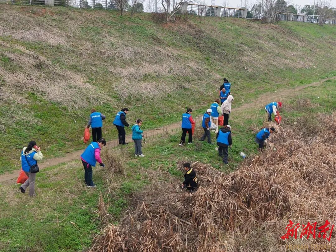 “我爱湘潭我的家 全民净滩护碧水”志愿服务活动，在这里举行