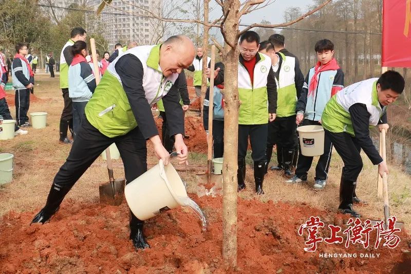 衡阳市举行2025年义务植树活动