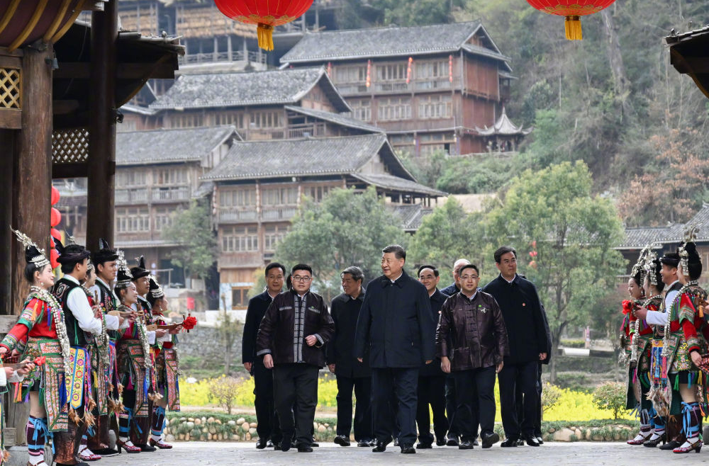 信团鼓楼话振兴，习近平：祝你们的日子越过越红火