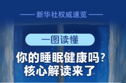 一图读懂 你的睡眠健康吗？核心解读来了